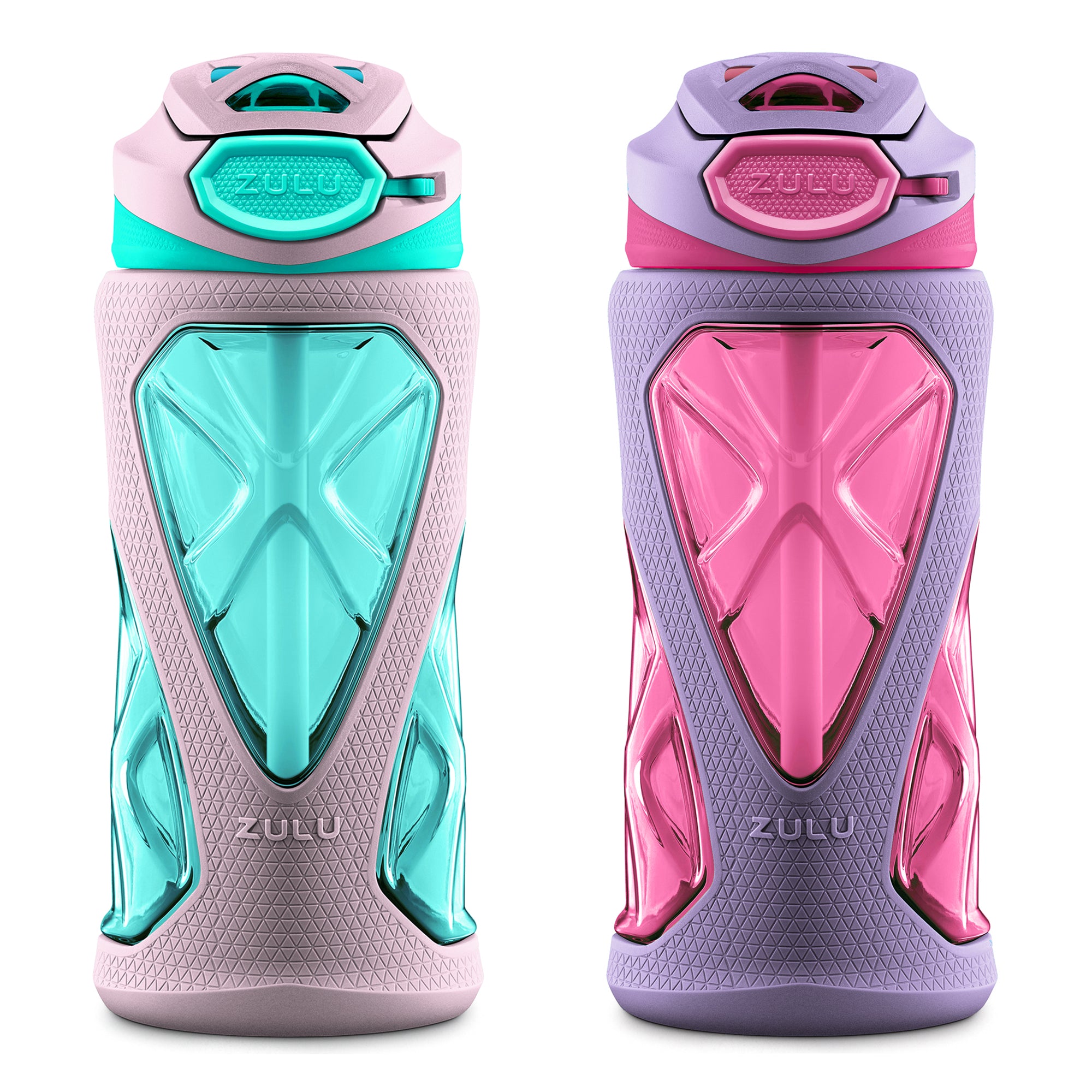 Torque 16oz Tritan™ Plastic Kids Water Bottle, Set of 2 – ZULU Torque 16oz Tritan™ Plastic Kids Water Bottle, Set of 2 – ZULU