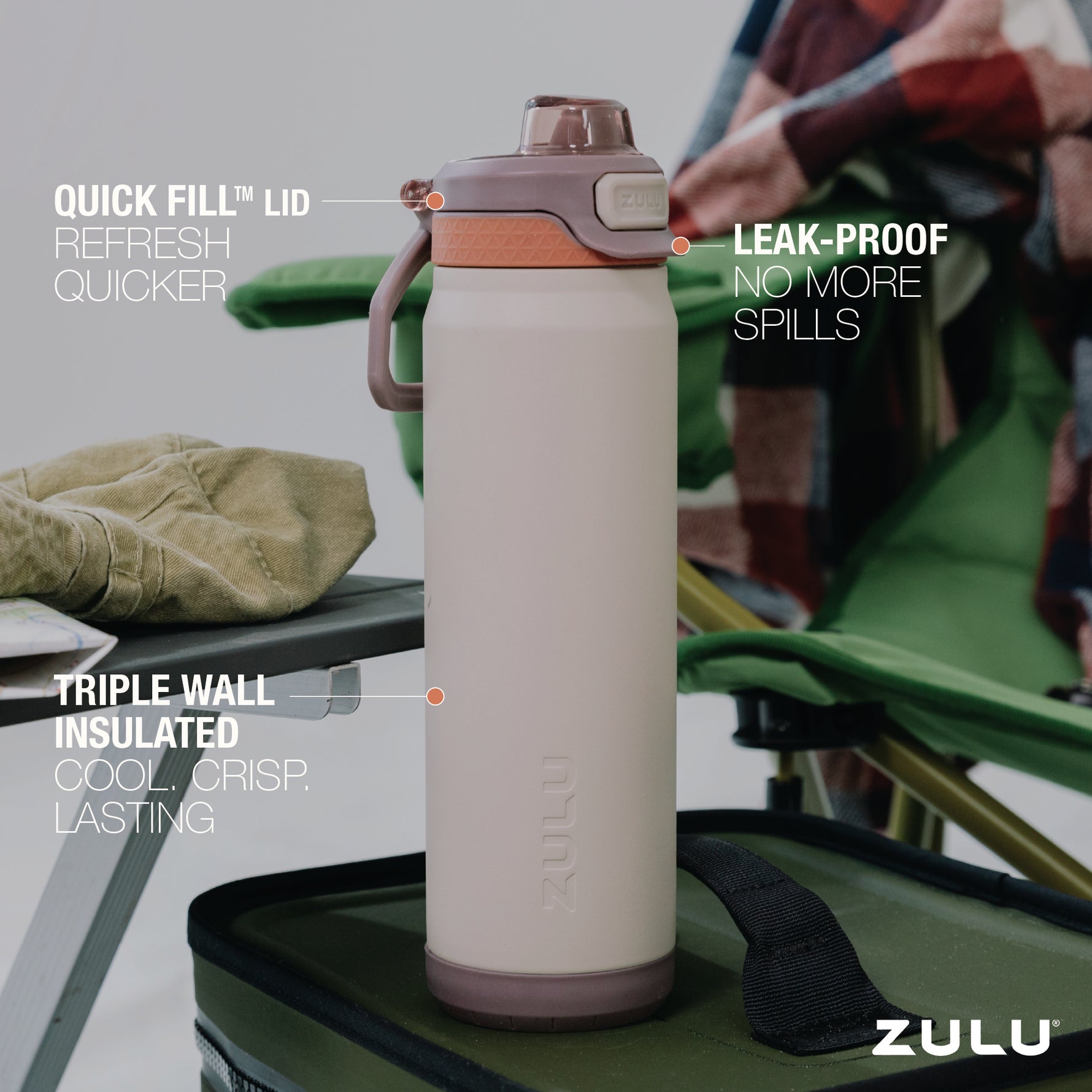 Powerfill Pro Stainless Steel Water Bottle