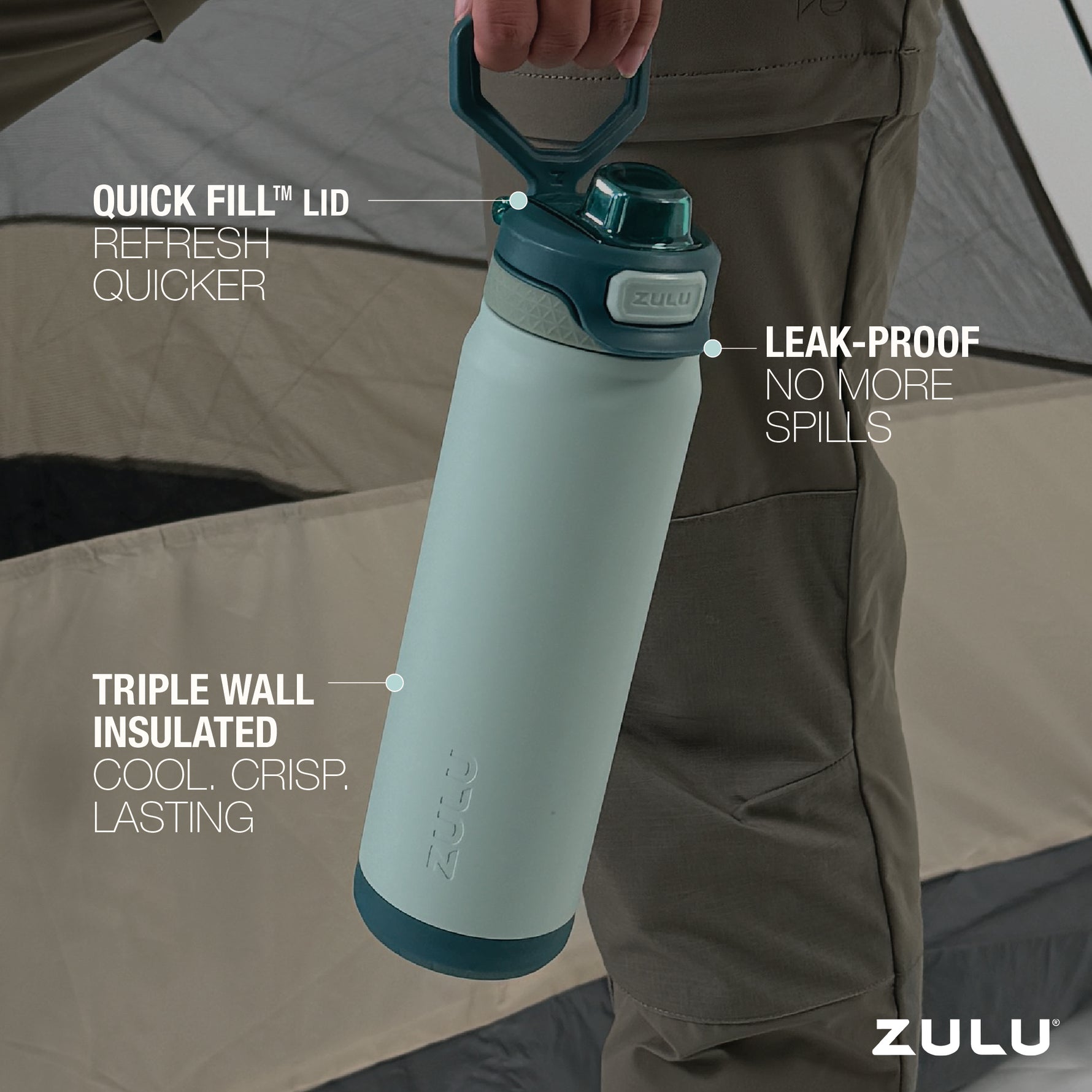 Powerfill Pro Stainless Steel Water Bottle