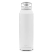 Swift 40oz Stainless Steel Water Bottle with Straw#color_white