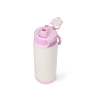 Powerfill Pro 18oz Kids Stainless Steel Water Bottle#color_ivory-pink