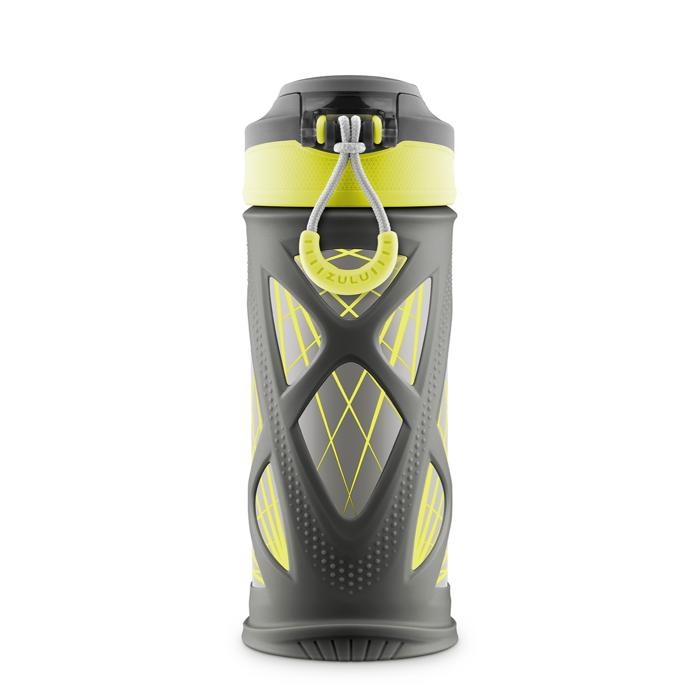 Zulu Atlas Glass Water Bottle with Silicone Sleeve