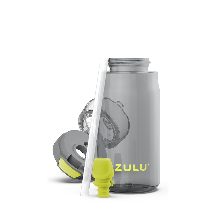 Zulu 24oz Ace Stainless Steel Water Bottle - Gray