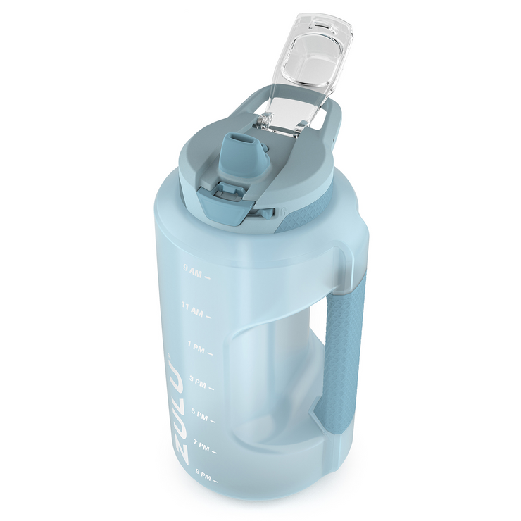  ZULU 2 HALF GALLON WATER BOTTLE Black and Aqua